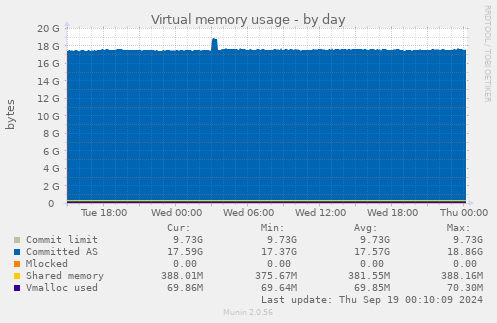 Virtual memory usage